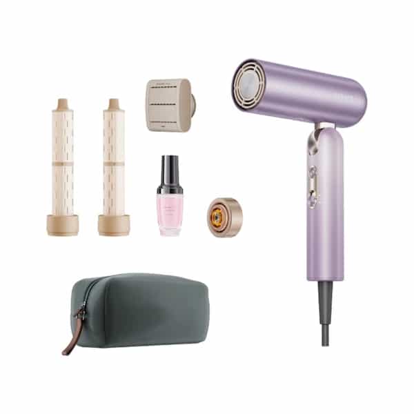 Secador De Pelo Dreame Pocket Ultra 1500W Plegable Violeta Con 3 Accesorios DRE-AHD52