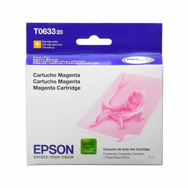 Cartucho Epson Stylus Pro T063 Magenta C67 87 Cx3700 8ml /v