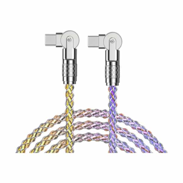 Cable Kelyx Type C a Type C con RGB 100W