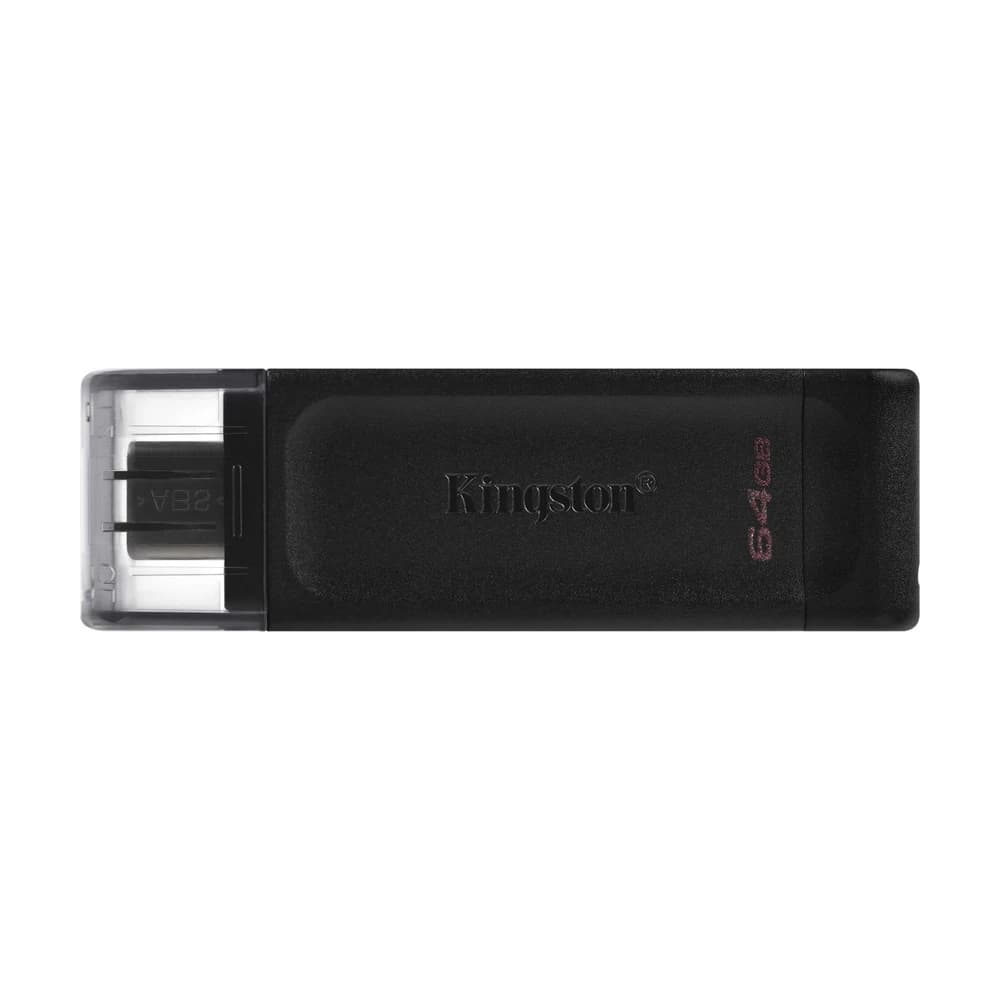 Pen Drive Kingston DataTraveler 70 64GB USB 3.2 Gen 1 Tipo C Negro