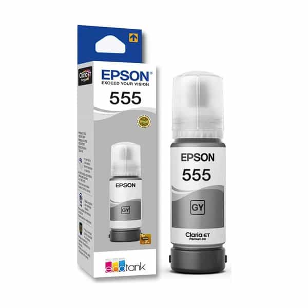 Botella de Tinta Epson 555 Gris