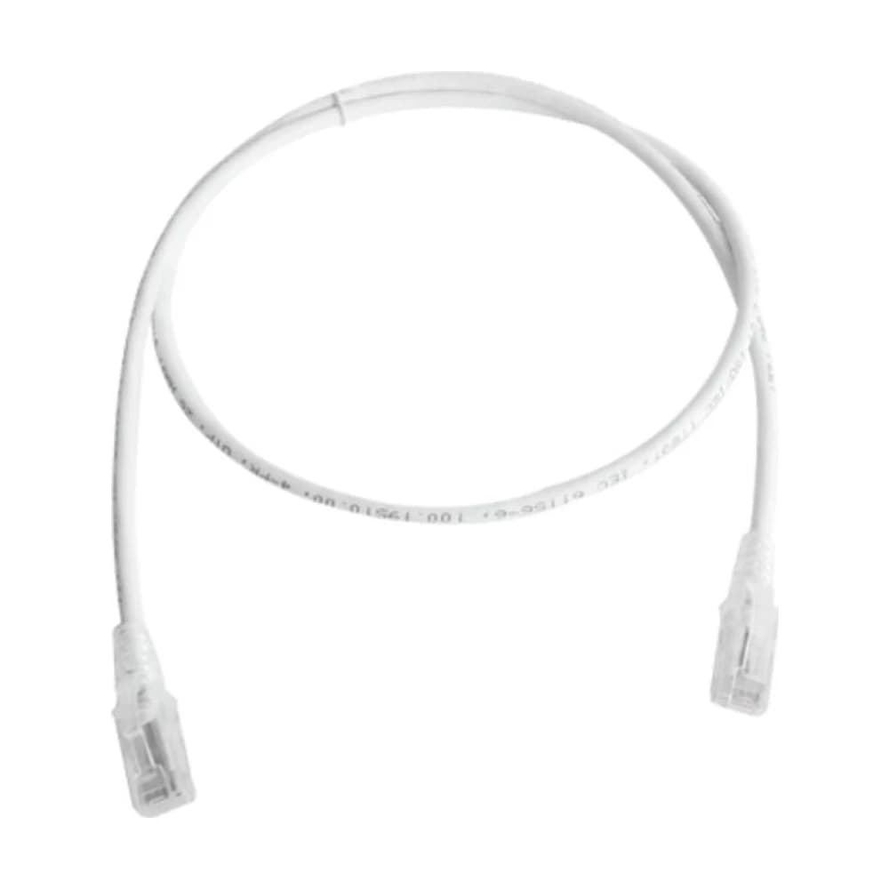 Patchcord Siemon Cat 6 UTP RJ45 CM/LSOH blanco 3 pies 28 AWG MC6-03-02-28