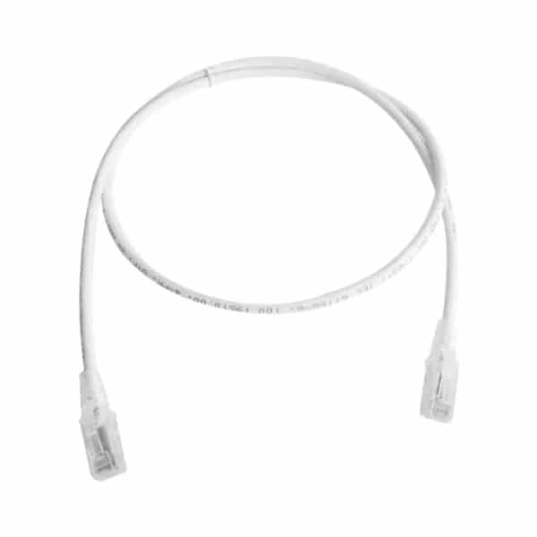 Patchcord Siemon Cat 6 UTP RJ45 CM/LSOH blanco 3 pies 28 AWG MC6-03-02-28