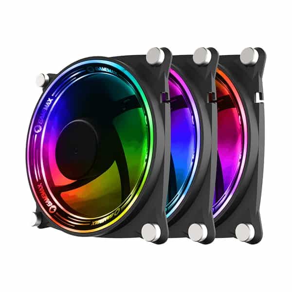 Cooler fan GameMax RB300 para gabinete 3x120mm ARGB
