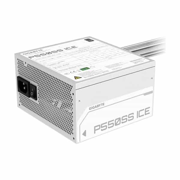 Fuente GIGABYTE P550S 550W 80 PLUS Silver Blanca