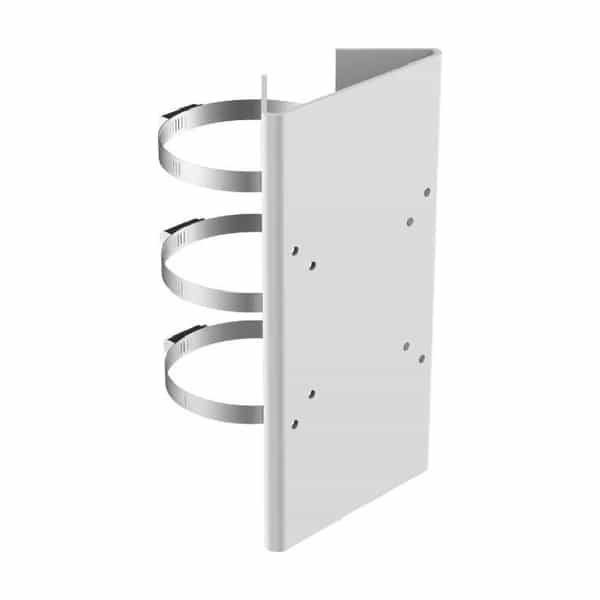 Soporte de montaje en poste Hikvision DS-1275ZJ (SPTZ) blanco