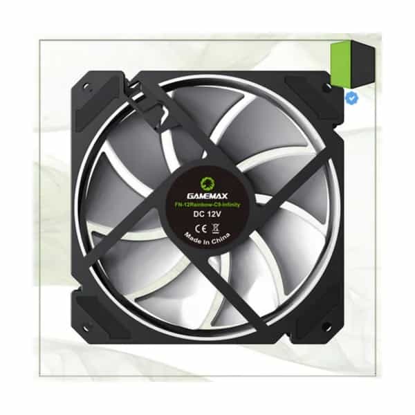 Cooler fan GameMax para gabinete 120mm ARGB FN-12RAINBOW-C9-INFINITY