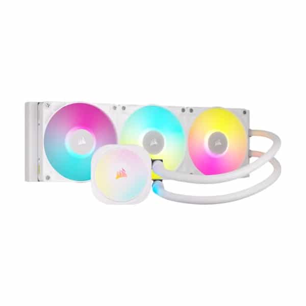 Water cooler Corsair iCUE LINK Titan 360 RX RGB para CPU 360mm White CW-9061021-WW