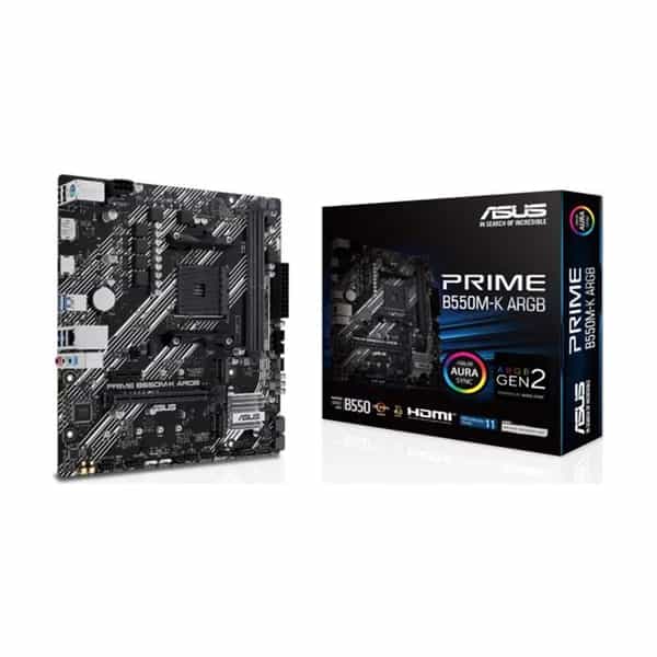 Motherboard ASUS Prime B550M-K ARGB Socket AM4 Micro ATX