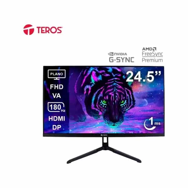 Monitor Teros TE-2475G Gaming 24.5" Plano VA FHD (1920X1080) 180Hz 1ms