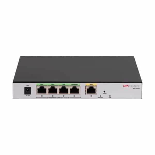 Router Hikvision 5 puertos Gigabit PoE 60W DS-3WG105GP-SI