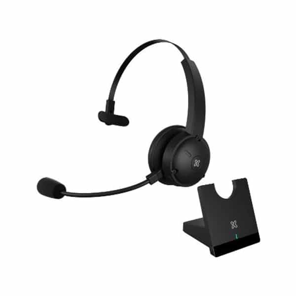 Auricular headset Klip Xtreme Crystalcom Pro Bluetooth con micrófono y base de carga KCH-905