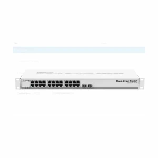 Switch MikroTik CSS326-24G-2S+RM 24 Ethernet Gigabit 2 SFP+ sin fuente