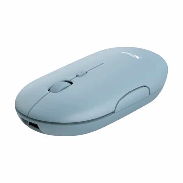 Mouse inalámbrico Trust Puck recargable Blue