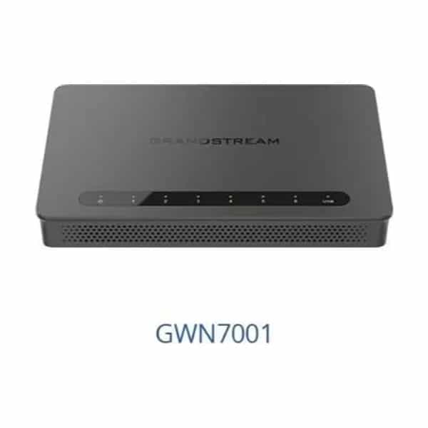 Router Multi-WAN Grandstream GWN7001 6 puertos Gigabit con firewall y 50 túneles VPN 1 USB