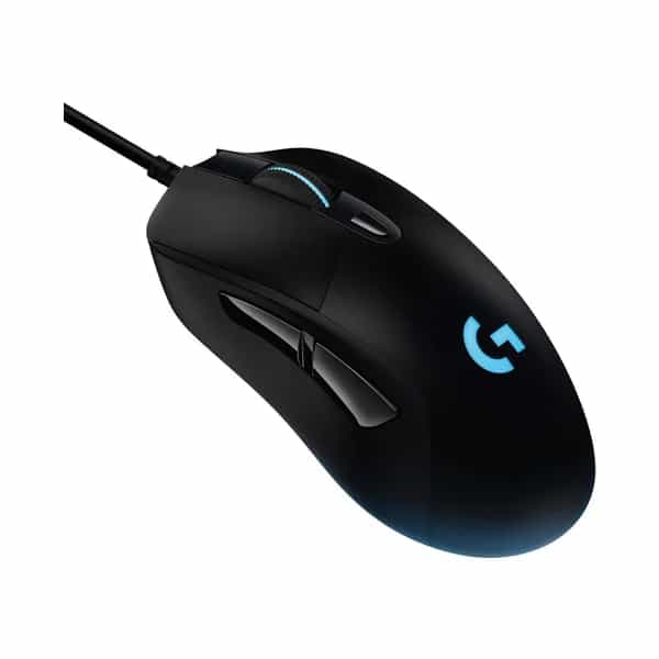 Mouse gamer Logitech G403 HERO USB RGB 6 botones Negro