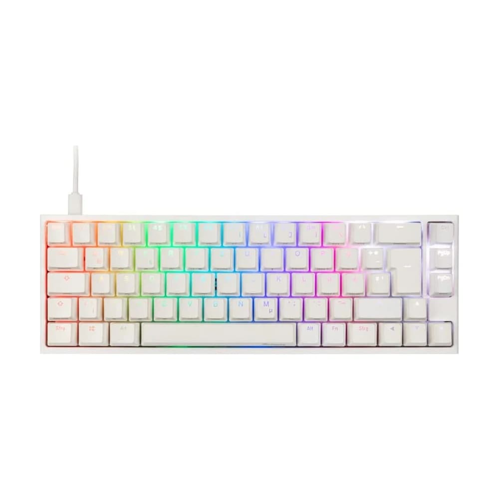 Teclado Gamer Ducky One 2 SF RGB White Speed ABS 65 Mecánico