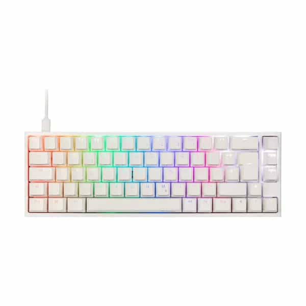Teclado Gamer Ducky One 2 SF RGB White Speed ABS 65 Mecánico