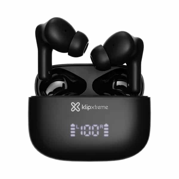 Auricular in-ear inalámbrico Klip Xtreme KTE-850BK cancelación de ruido 26 h Smart Touch