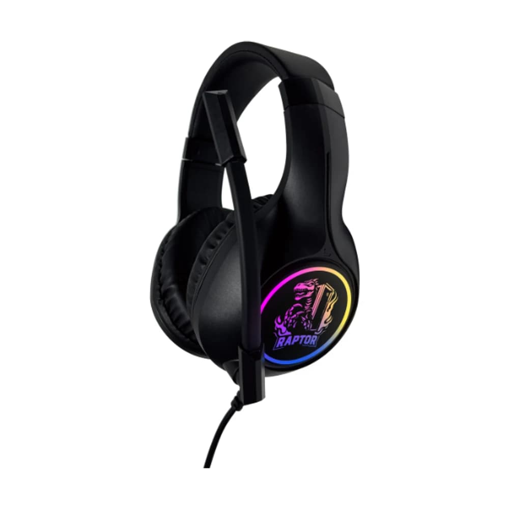 Auricular Gamer Raptor Shadow Core RGB 7.1 cancelacion sonido USB RAP-AURI-RGB-7.1-CR