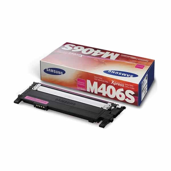 Tóner Samsung CLT-M406S Magenta para SL-C410W/SL-C460W SU256A