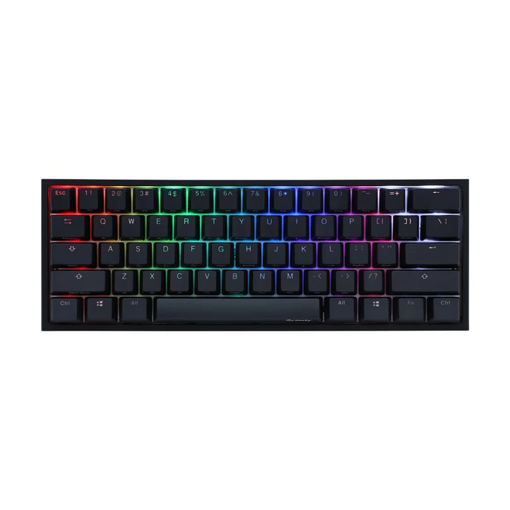 Teclado mecánico gamer Ducky One 2 Mini RGB Kailh Box Brown Switch Double-Shot PBT