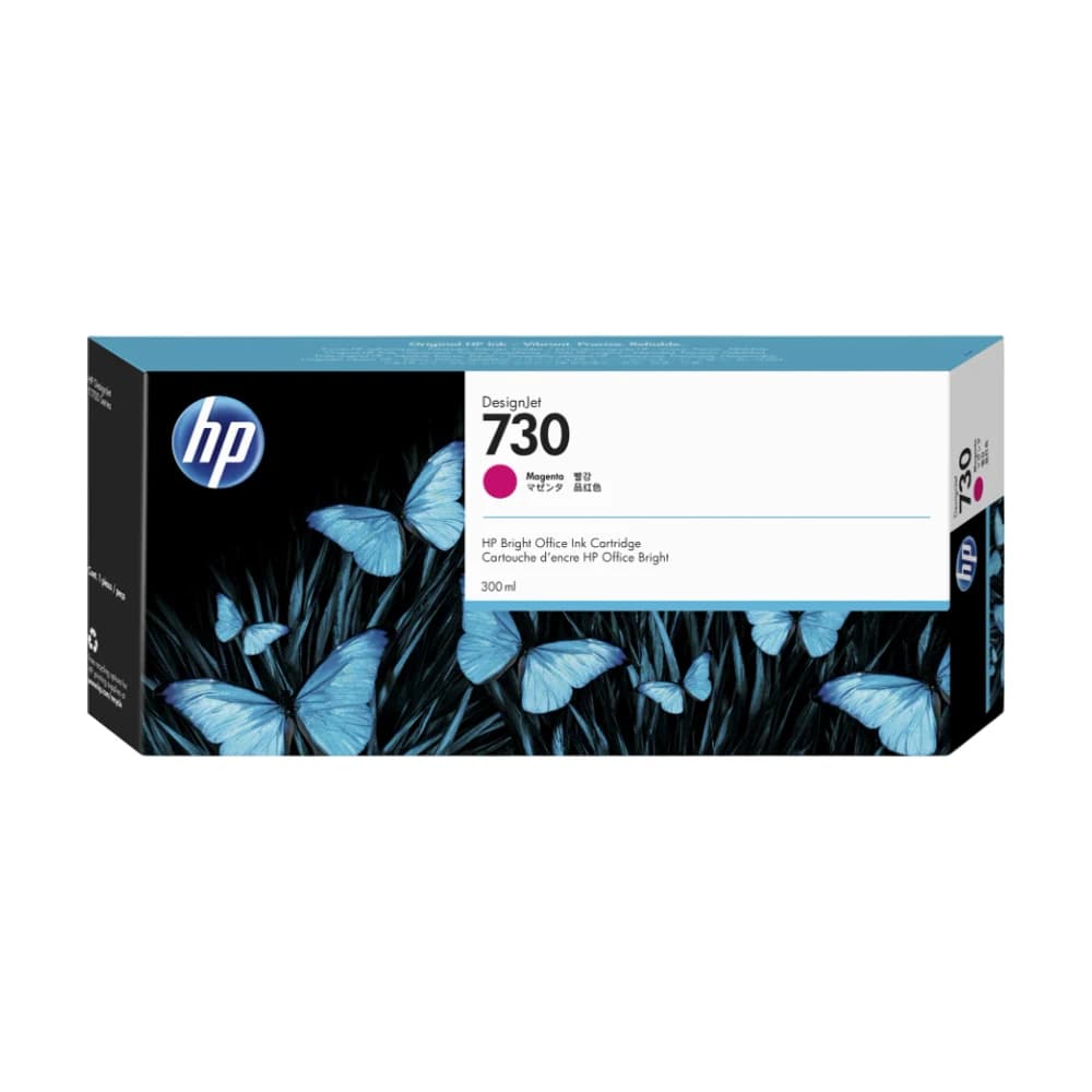 Cartucho de tinta HP 730 Magenta 300 ml P2V69A
