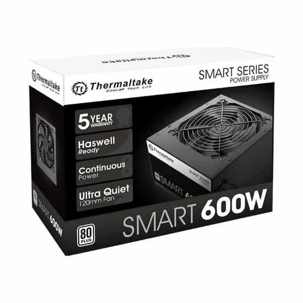 Fuente de alimentación Thermaltake Smart 600W 80 Plus White ATX PS-SPD-0600NPCWAG-W