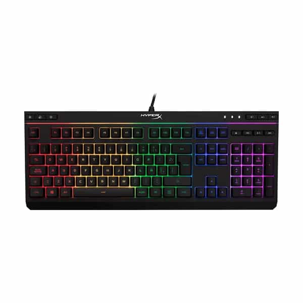 Teclado gamer HyperX Alloy Core RGB español latinoamericano Negro