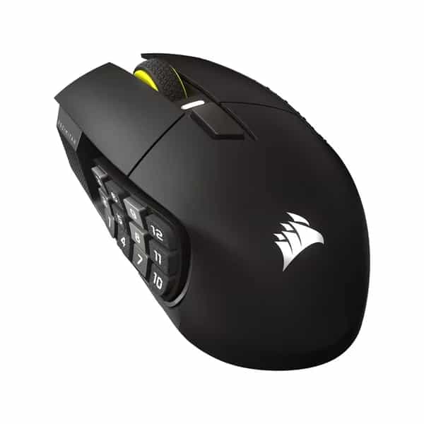 Mouse gamer Corsair Scimitar Elite Wireless SE MMO Gris metálico CH-9314014-WW