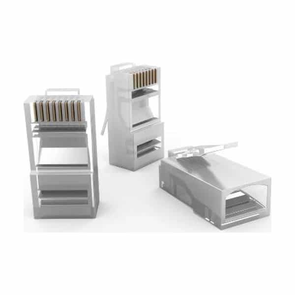 Conector RJ45 macho Furukawa Cat 6 para cable sólido pack x50