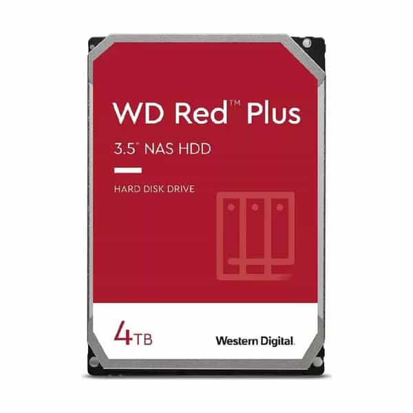 Disco rígido NAS Western Digital Red Plus 4 TB 5400 RPM 256 MB CMR WD40EFZZ