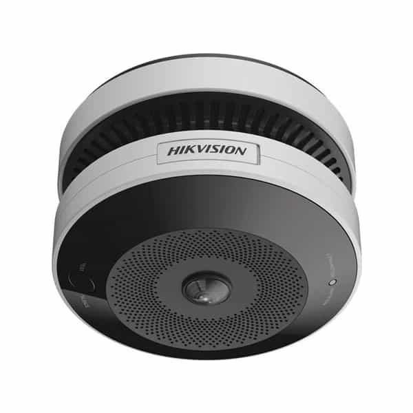 Cámara IP mini fisheye Hikvision HikFire HF-VS409 4MP con detector de humo