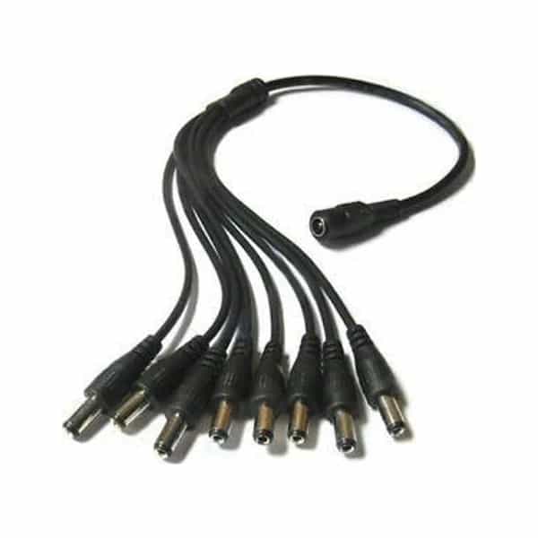 Cctv Cable Derivador de Alimentacion 1 Entrada Hembra X 9 Salidas Macho