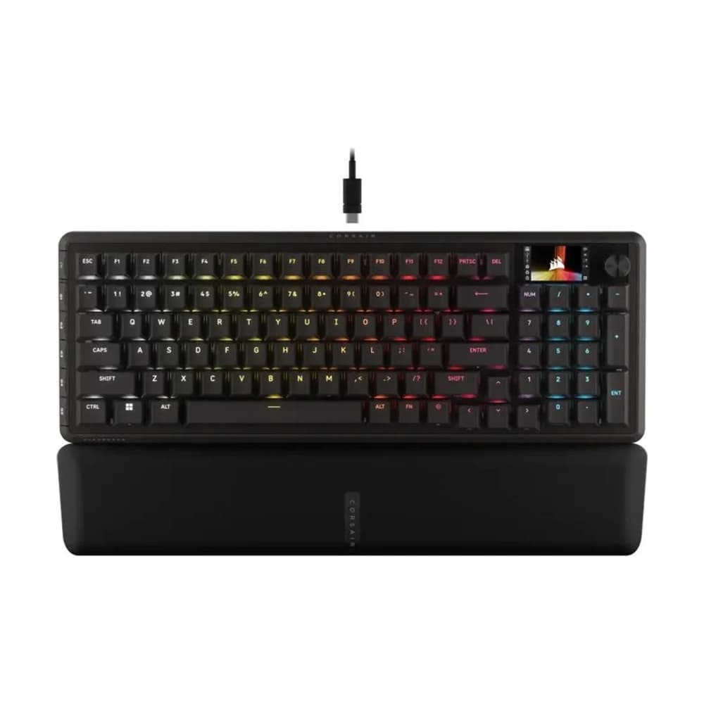 Teclado mecánico Corsair Vanguard 96 RGB MLX Plasma negro inglés CH-91E901E-NA