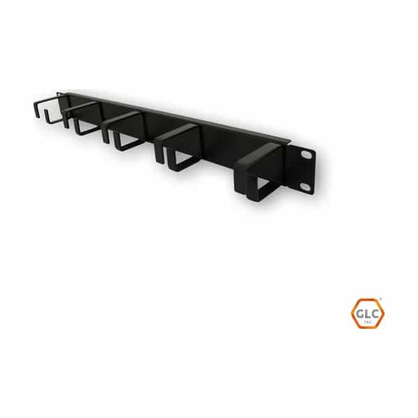 Organizador de rack GLC 19` 1U Negro de Cables