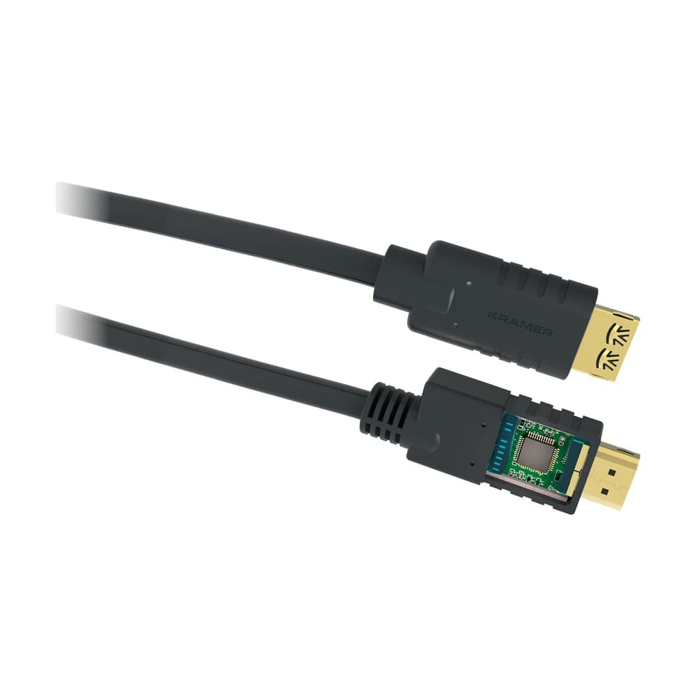 Cable HDMI activo Kramer de alta velocidad con Ethernet 15,20 m 4K@60Hz CA-HM-50