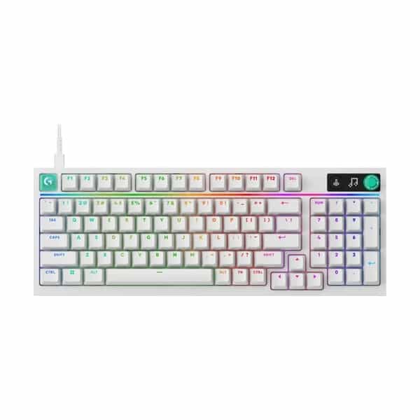 Teclado Logitech G316 X 98 con cable Blanco