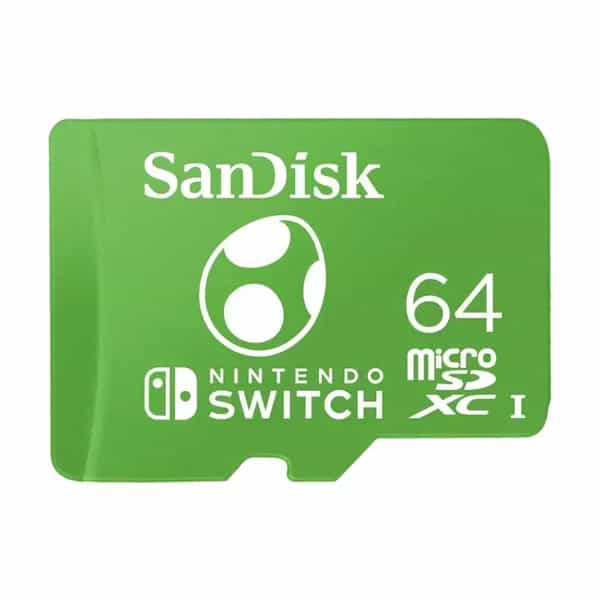 Tarjeta de memoria SanDisk microSDXC 64GB para Nintendo Switch UHS-I 100MB/s
