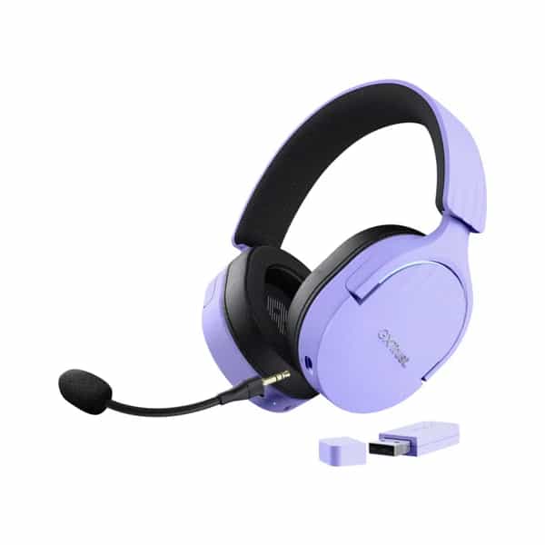 Auricular Gamer Trust Fayzo Wireless Purple GXT491P