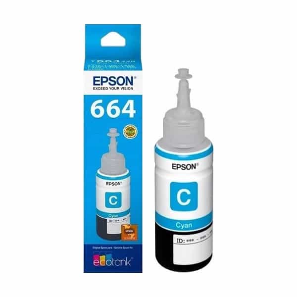 Botella Epson T664220-AL Cyan para L355/380/395/475
