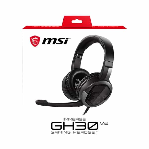 Auriculares con micrófono MSI Immerse GH30 V2 S37-2101001-SV1