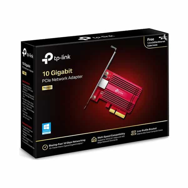 Placa Red Pci-E Tp-Link TX401 10 Gigabit