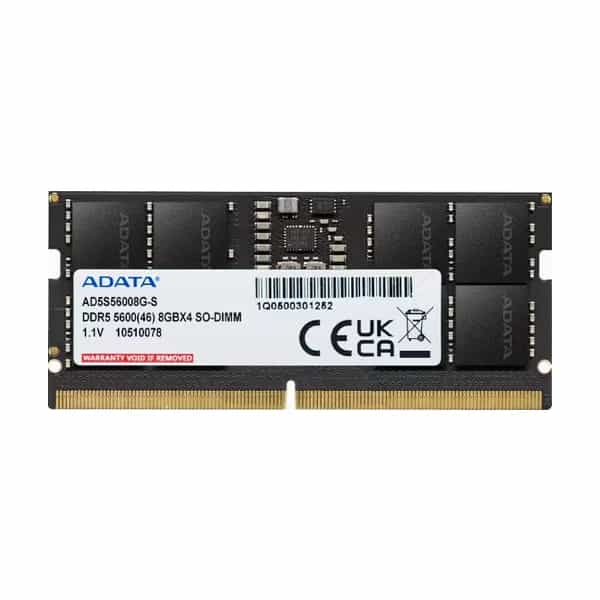 Memoria Ram SODIMM ADATA 8GB DDR5 5600MHz CL46 1.1V