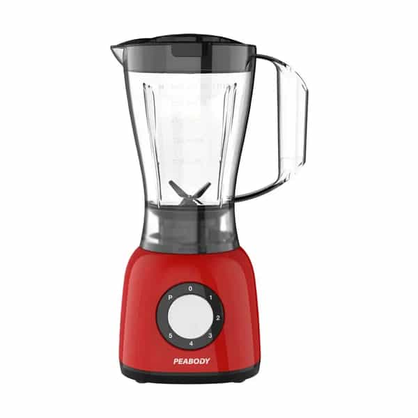 Licuadora Peabody Roja 1.5L 600W 5 Velocidades PE-LN610R