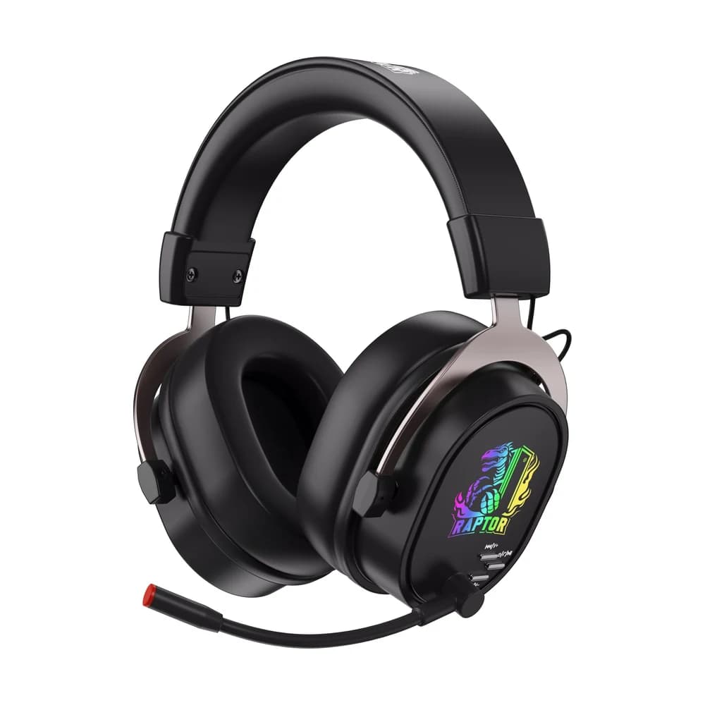Auricular Gamer Raptor Inferno PRO X 7.1 Wireless con Dongle Negro