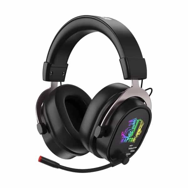 Auricular Gamer Raptor Inferno PRO X 7.1 Wireless con Dongle Negro