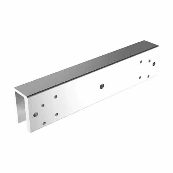 Soporte en U Hikvision DS-K4H255-U para cerrojo DS-K4H255S en puertas de vidrio