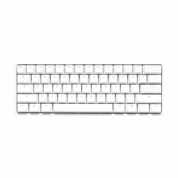 Teclado Gamer Ducky One 2 Mini RGB Cherry MX Brown Double-Shot PBT Mecánico White Iso Español