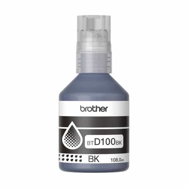 Botella de tinta Brother BTD100 Negra